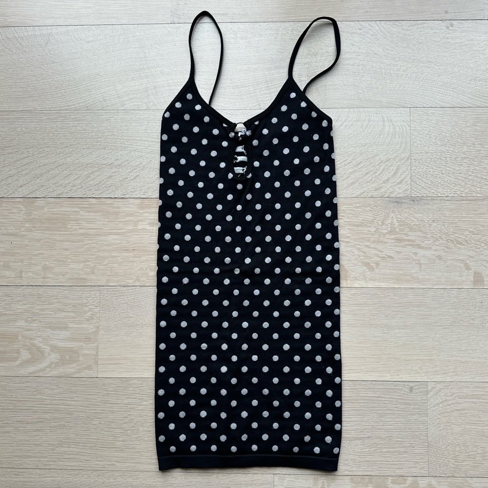ZARA Polka dot mini dress XS